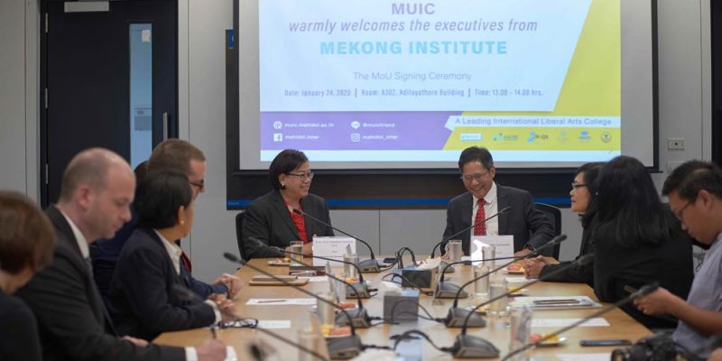 MUIC Signs MOU with Mekong Institute