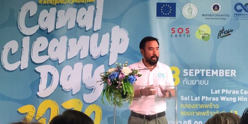 MUIC Partners with EU in Canal Cleanup Day 2020