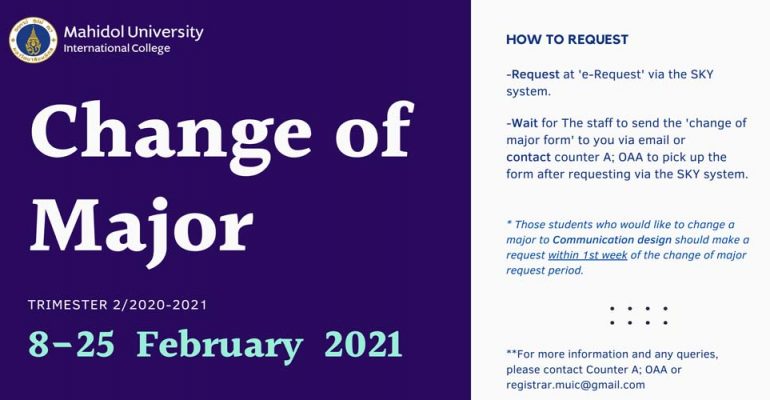 1000_Change of Major Trimester 2 Year 2020-2021
