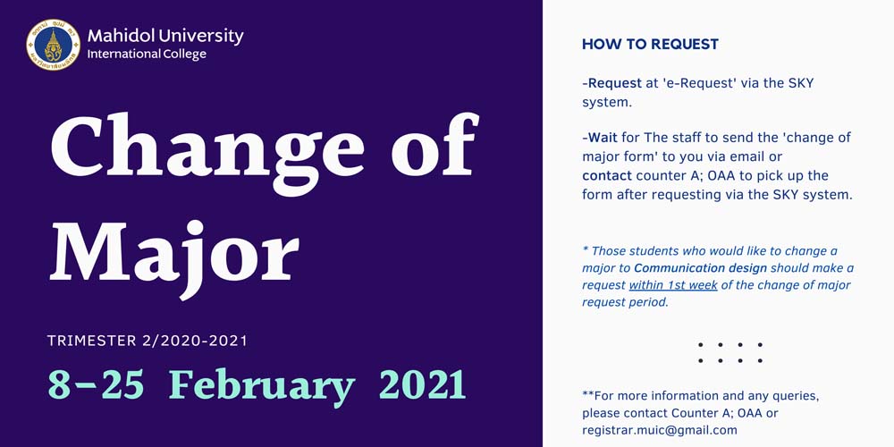 1000_Change of Major Trimester 2 Year 2020-2021