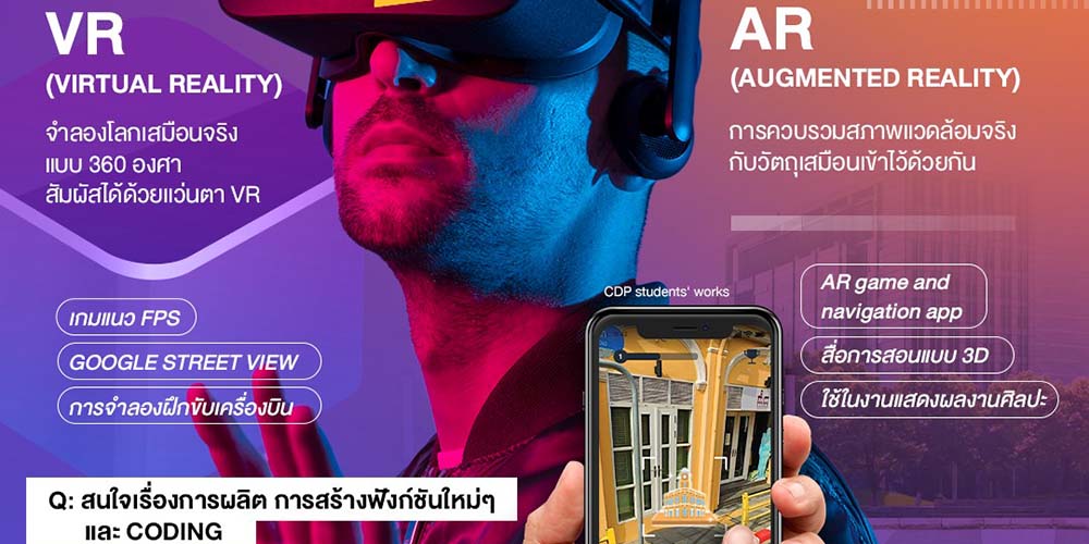 violet pisk barriere Want to learn more about VR or AR? What is their significance in our daily  life? - MUIC: Mahidol University International College | Study in Thailand