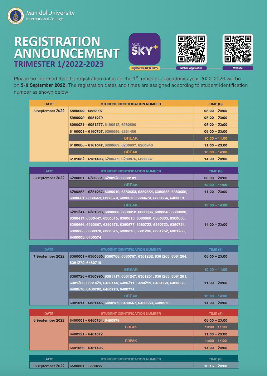 Tamu Registration Schedule Spring 2024