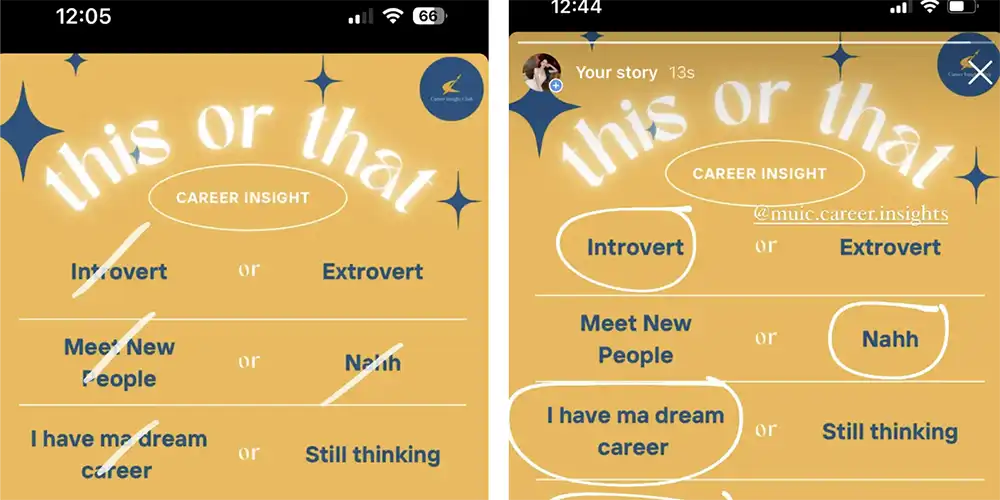 1000-Career Choices Unveiled- Insights Club's Interactive 'This or That' Challenge