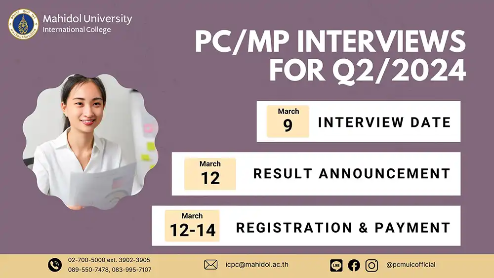 PC & MP INTERVIEWS FOR Q2:2024