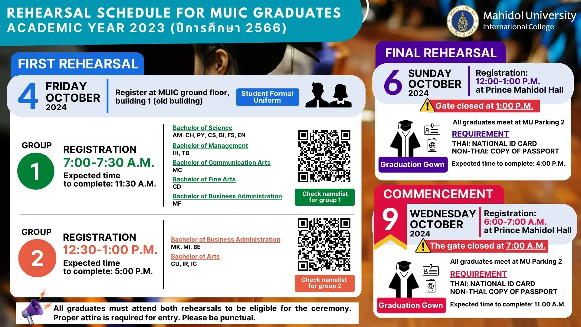 re-MUIC Commencement Schedule 2024 copy