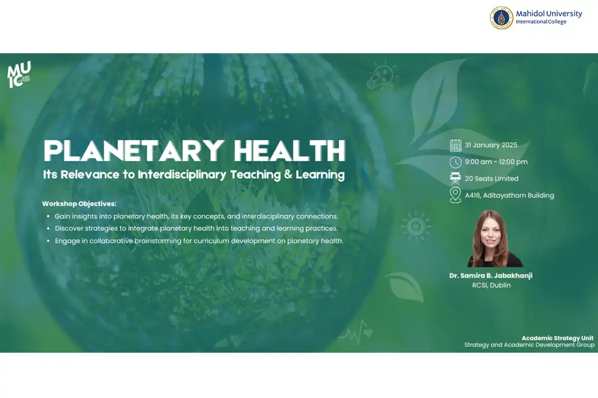 1000-Planetary Health Its Relevance to Interdisciplinary Teaching & Learning